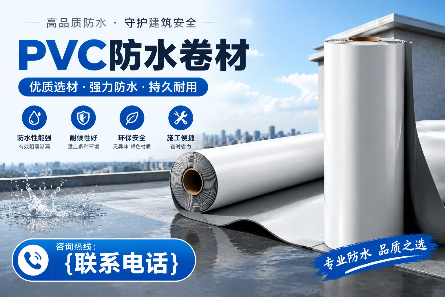 PVC防水卷材的选购技巧与注意事项，助您在大庆找到合适产品
